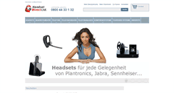 Desktop Screenshot of headset-direct.com
